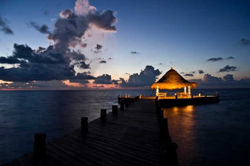 Palapa on the peir