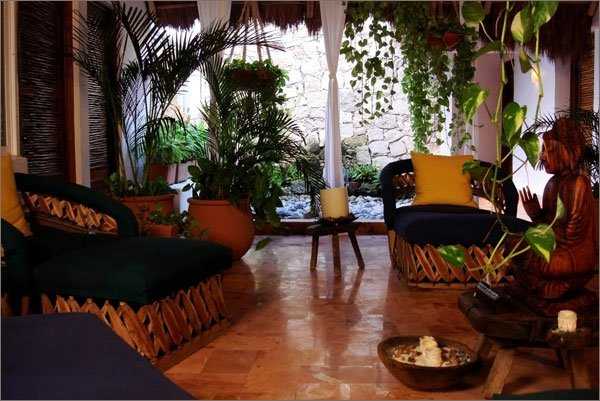 Lobby sitting area