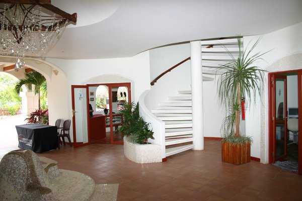 Lobby stairs leading up to the Disco and Play Room