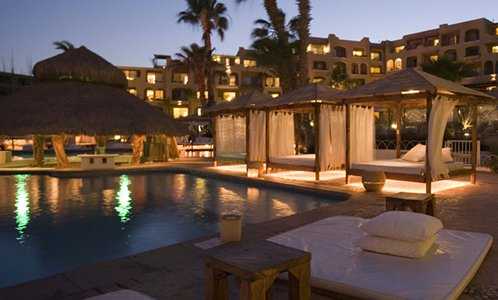 Pool & Cabana Dusk