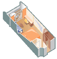 Club Veranda Stateroom 